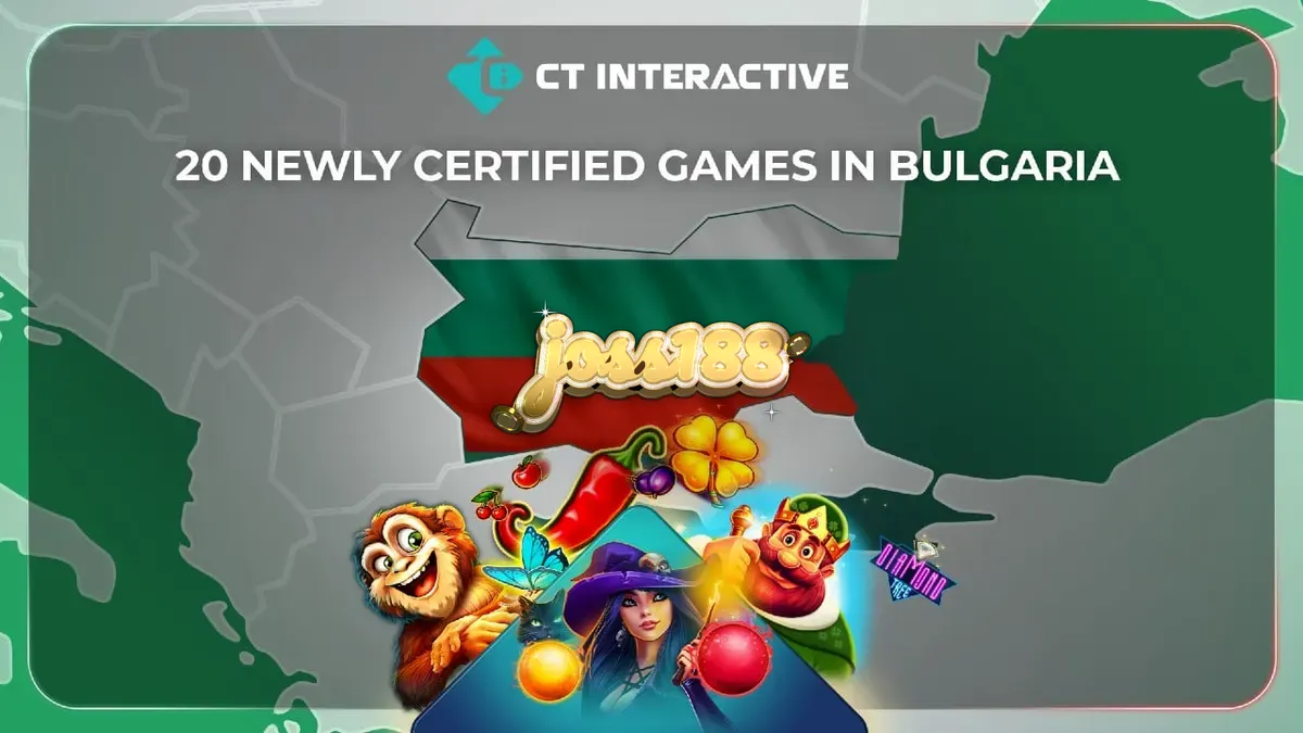 Deretan layar permainan slot digital yang menampilkan berbagai tema dari CT Interactive.