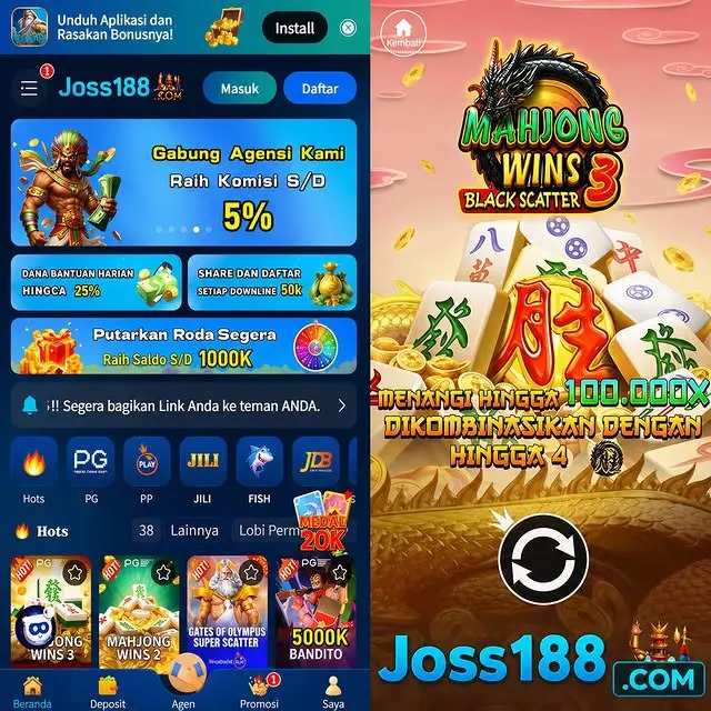 joss188 Tangkapan Layar - Resmi